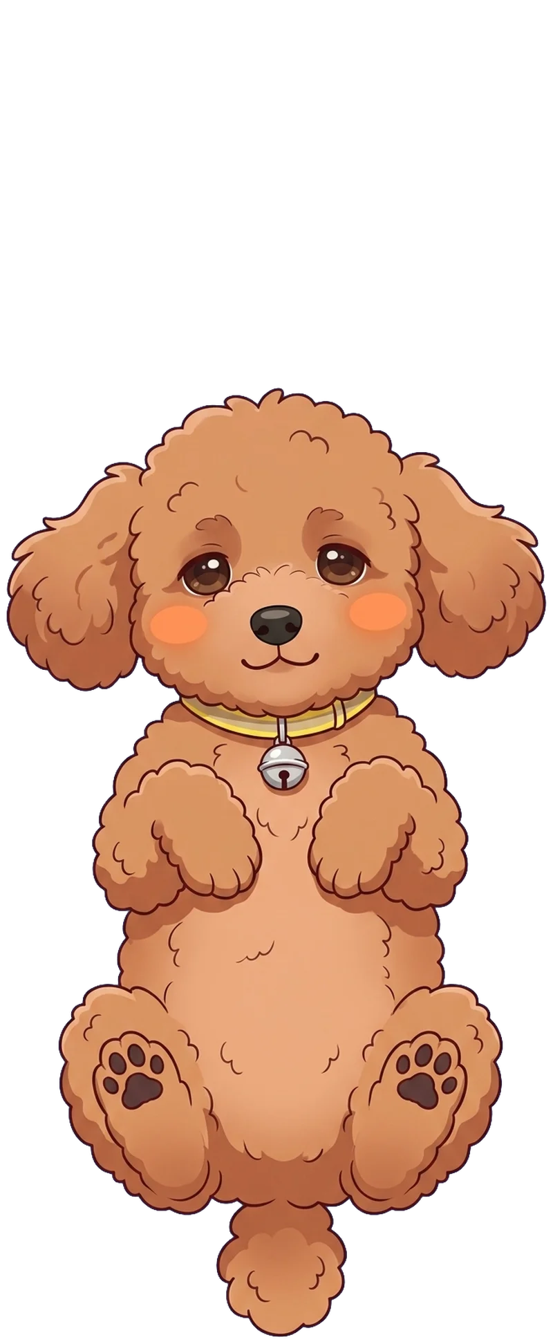 A dog waiting for your touch